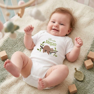 Body personnalisé pour bébé paresseux mignon en ca