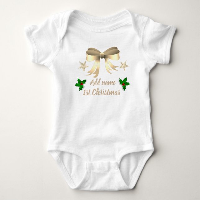 Body personnalisé pour le 1er Noël (Devant)