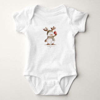 Body personnalisé pour le premier Noël de bébé