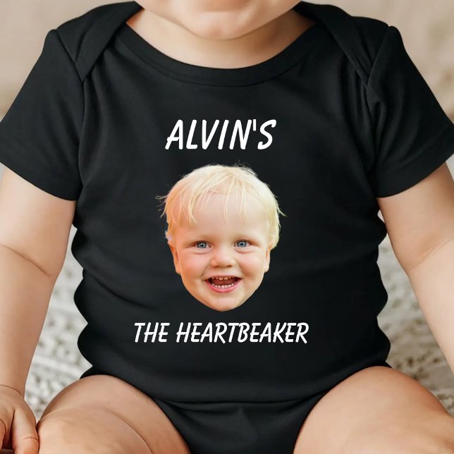 Body Personnalisé Visage bébé fille garçon fête d'anniv (Créateur téléchargé)