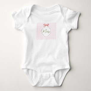 Body Personnalisée Madeline Baby Girl Nursery BowGingha