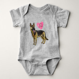 Body Personnaliser Amour Mon Chien Berger Allemand
