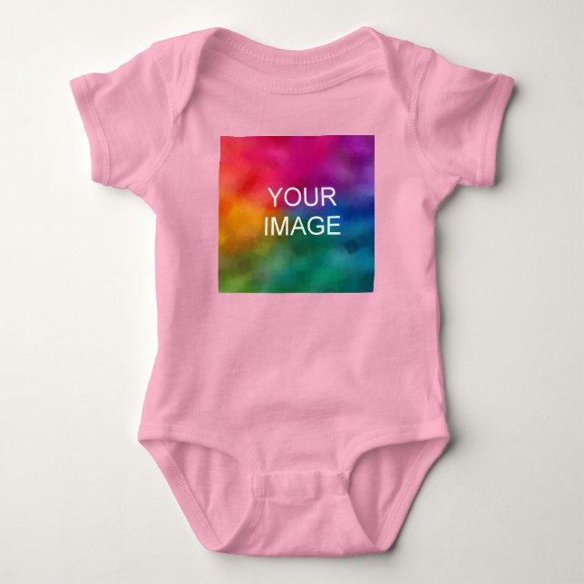 Body Personnaliser Modèle couleur rose Ajouter photo (Devant)