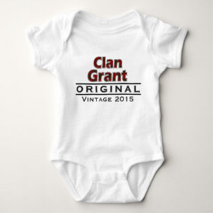 Body Personnaliser vintage de Grant de clan votre
