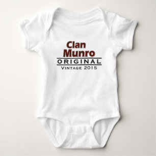 Body Personnaliser vintage de Munro de clan votre