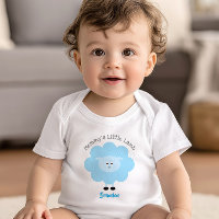 Petit agneau de maman Turquoise Baby Boy mignonne