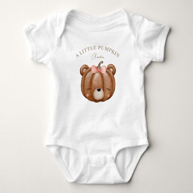 Body Petit Baby shower d'ours de pompage (Devant)