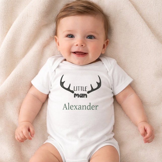 Body Petit Bodysuit pour bébé avec bois de cerf (Créateur téléchargé)