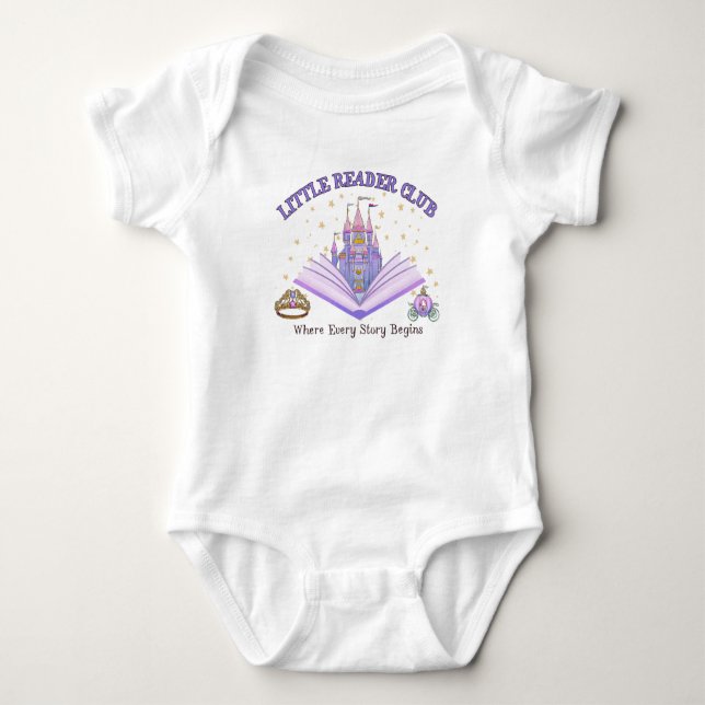 Body Petit bodysuit pour bébé du Club des Petits Lecteu (Devant)