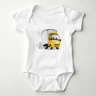 Body Petit Camion Cartoon Jaune pour enfants !