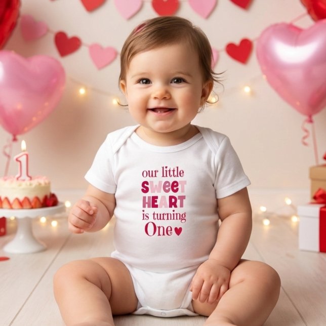 Body Petit chéri de la Saint-Valentin qui fête son prem (Créateur téléchargé)