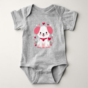 Body Petit chiot de la Saint-Valentin