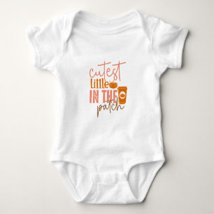 Body Petit Citrouille Cutest Dans Le Patch - T-Shirt Au