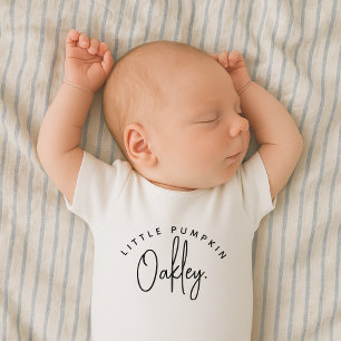 Body Petit Citrouille Halloween Unisex Baby Bodysuit
