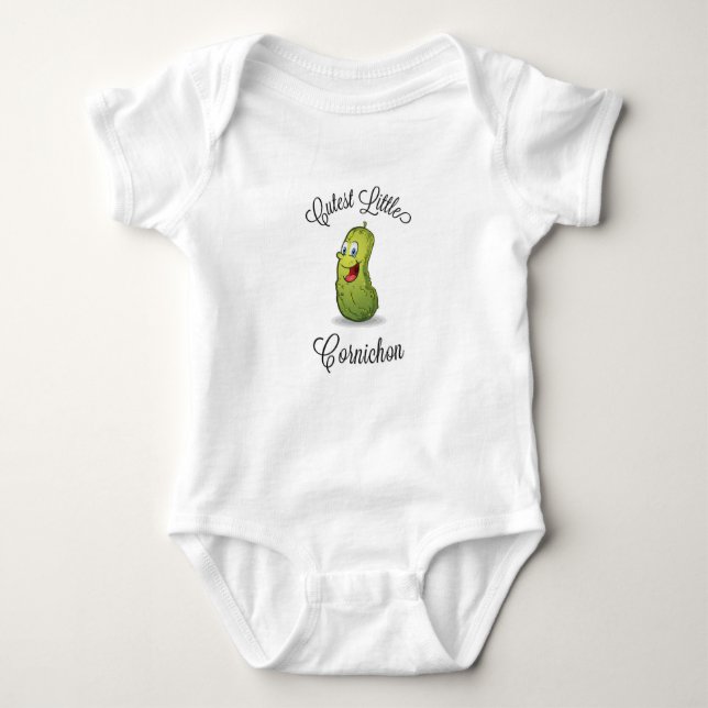 Body Petit Cornichon Cutest Pickle Baby Bodysuit (Devant)