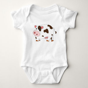 Body Petit Costume bébé de vache cadeau - Peinture