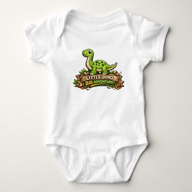 Body 🦕✨ “Petit Dino, Grande Aventure !”👶💚 (Devant)