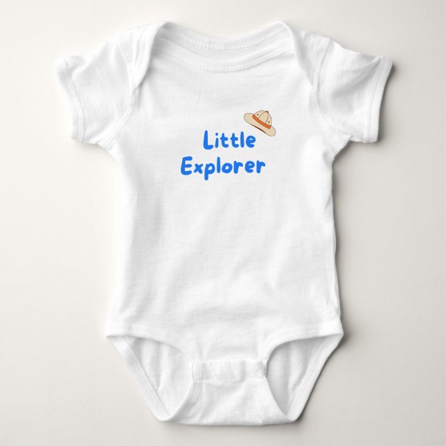 Body Petit explorateur bodysuit pour bébé (Devant)