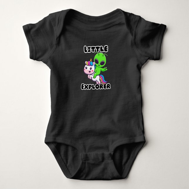 Body « Petit Explorateur » Licorne Alien (Devant)