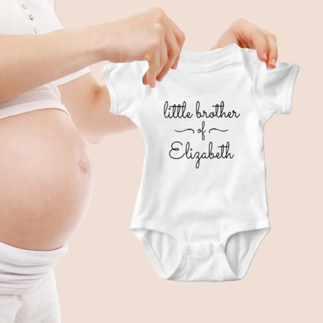 Body Petit Frère Soeur Mignon Simple Noir Et Blanc (Créateur téléchargé)