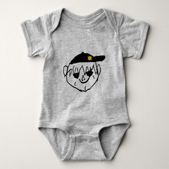 Body Petit garçon dessinant Casquette avec étoile (Devant)