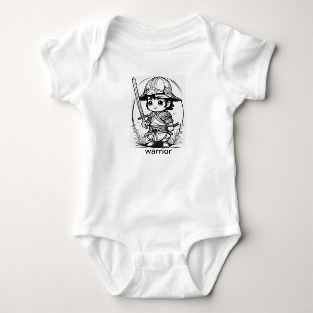 Body "Petit guerrier : Petit mais Fierce" (Devant)