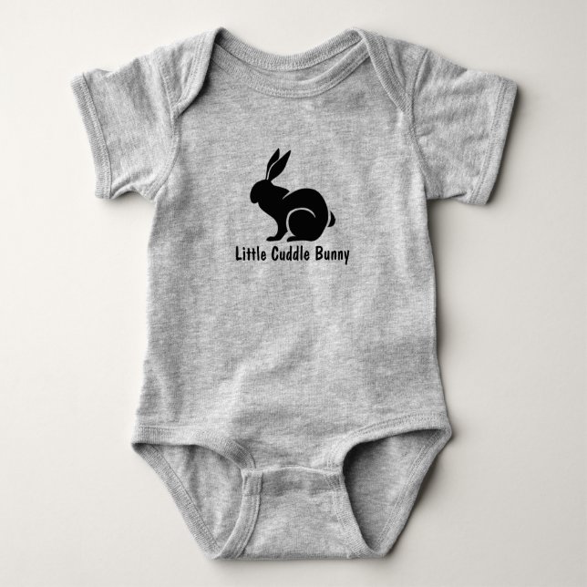 Body Petit Lapin Design Bodysuit bébé (Devant)