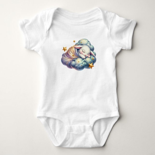 Body Petit lapin lapin dormant tranquillement (Devant)