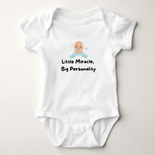 Body 👶 "Petit Miracle, Grande Personnalité" Baby Tee �