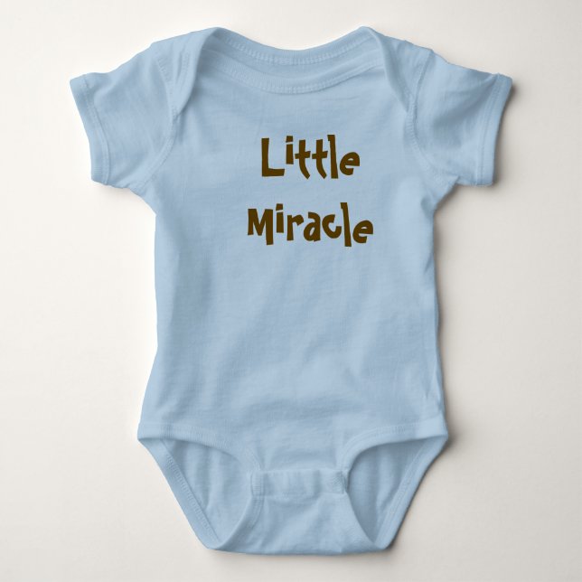 Body petit Miracle pour bébé (Devant)