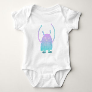 Body Petit Monstre Bleu Mignon