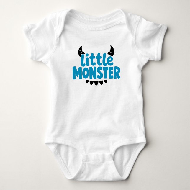 Body Petit Monstre Mignon Bébé Halloween (Devant)