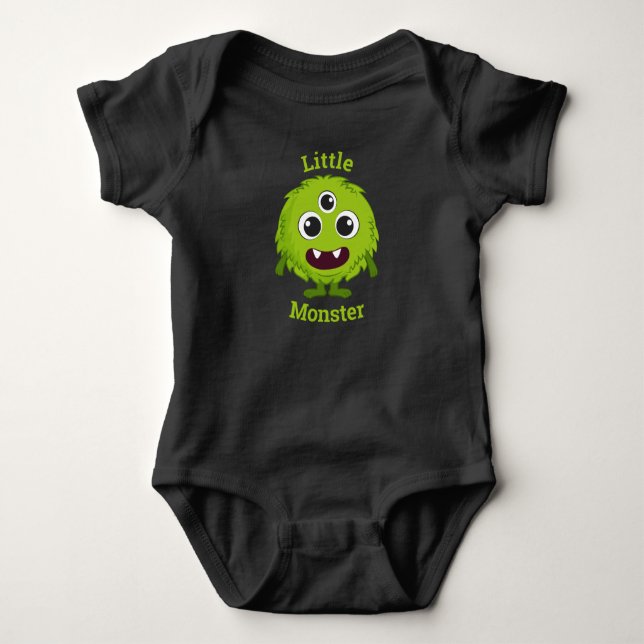 Body Petit Monstre Vert Cool Dude Baby (Devant)