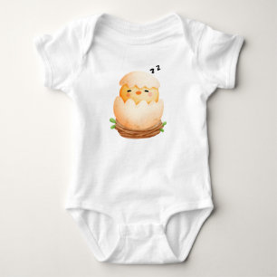 BODY PETIT POULET DE COUCHER DANS UN OEUF DE PÂQUES