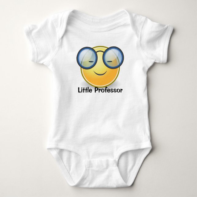 Body Petit professeur T-shirt pour bébé intelligent (Devant)