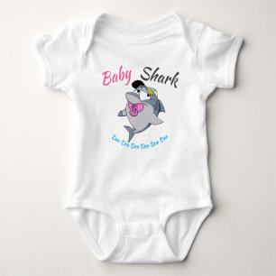 Body Petit requin avec Doo Doo Doo Pink Pacifier Doo