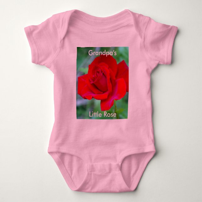 Body Petit Rose de papy Jersey (Devant)
