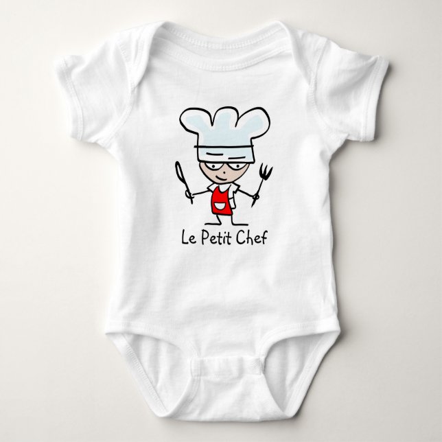 Body Petit T-shirt de bande dessinée de chef de le pour (Devant)