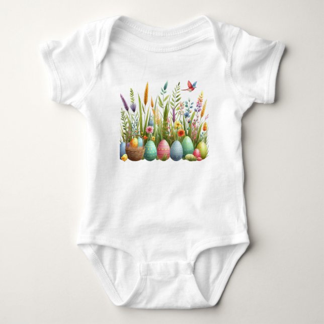 Body “Petit tee-shirt de Pâques en forme de poussin – T (Devant)