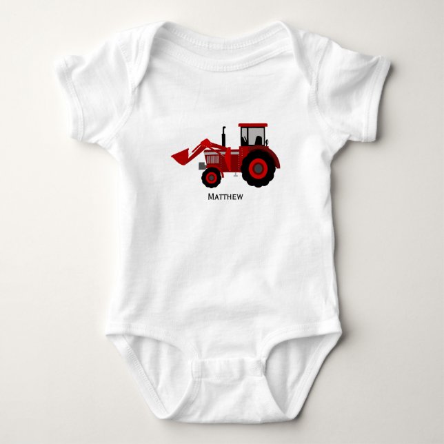 Body Petit tracteur rouge (Devant)