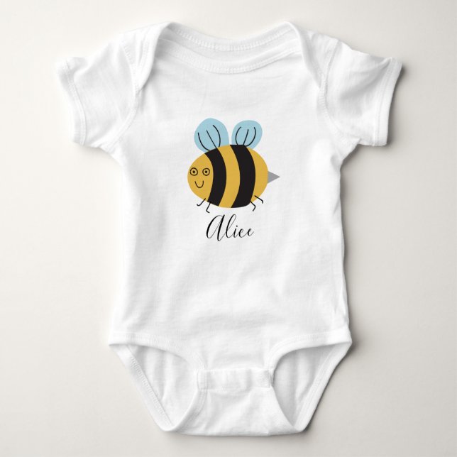 Body Petite abeille personnalisée (Devant)