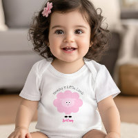 Petite agneau de maman Fille rose douce mignonne