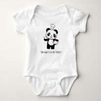 Petite aide de maman personnalisée Panda Bear cade
