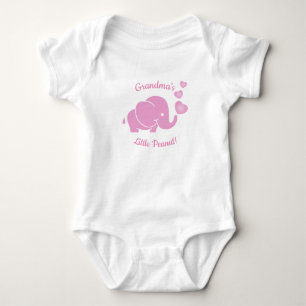 Body Petite cacahuète de grand-mère en rose