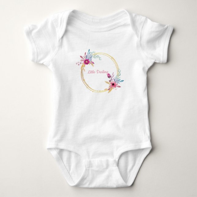 Body Petite chérie floral rose  (Devant)