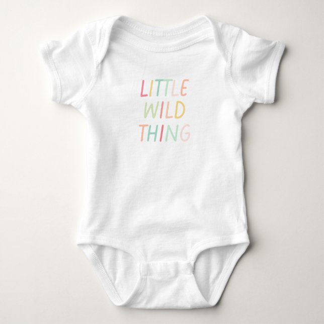 Body Petite Chose Sauvage Mignonne Pastel Coloré (Devant)