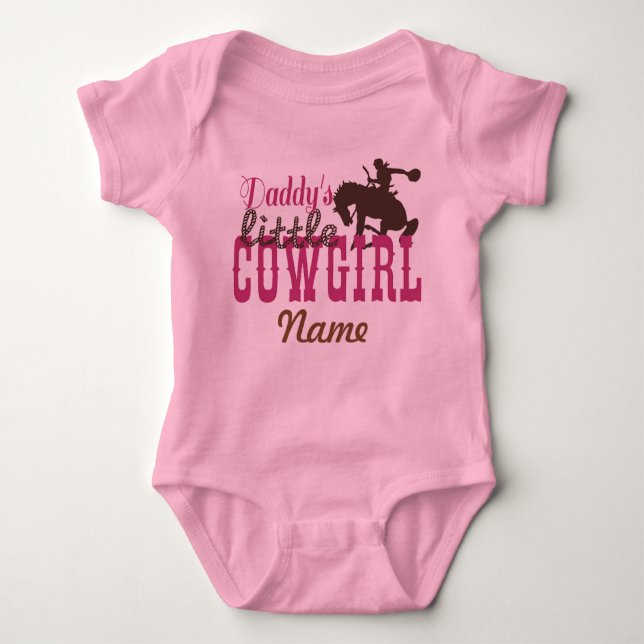 Body "Petite Cowgirl de Papa" Tutu Bodysuit (Devant)