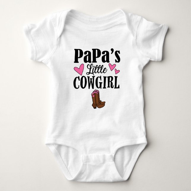 Body PETITE COWGIRL DE PAPA - Un Pc Bodysuit (Devant)
