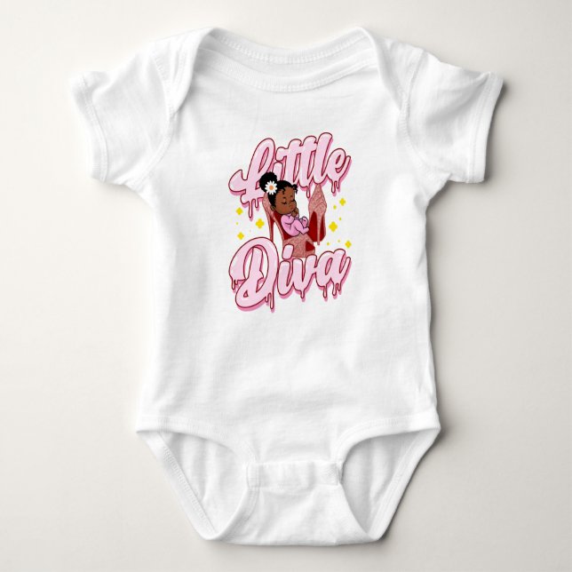 Body Petite Diva Melanin Baby Black Girl Magic Girls (Devant)