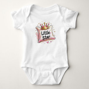 Body Petite Étoile Crayon Style Coussin et Couronne